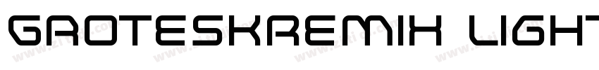 GroteskRemix Light字体转换